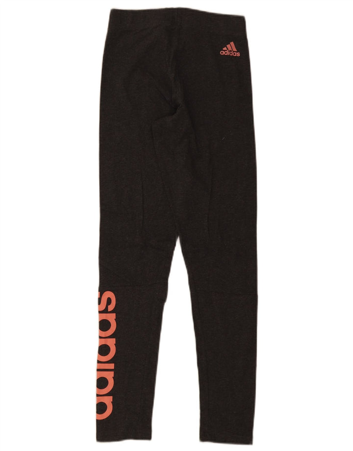 Adidas Grafiske Leggings til kvinder UK 4 XS Grå