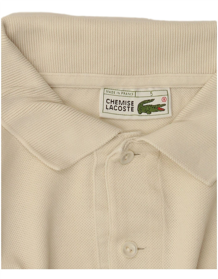 LACOSTE Poloskjorte til mænd str. 5 Large Beige