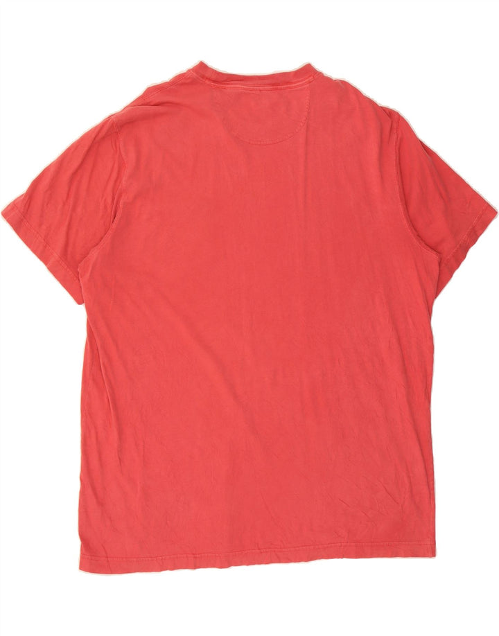 EDDIE BAUER Mens T-Shirt Top XL Red Cotton Vintage Eddie Bauer and Second-Hand Eddie Bauer from Messina Hembry 