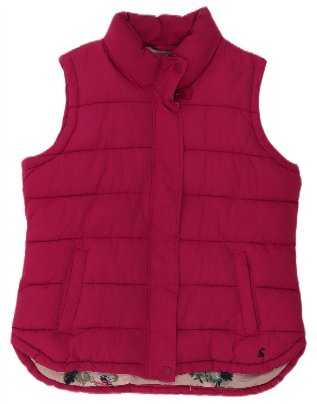Joules Womens Polstret Gilet UK 14 Large Pink Polyester