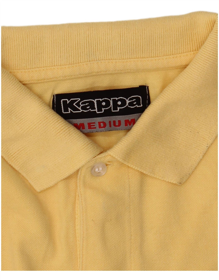 Kappa herre poloshirt Medium gul bomuld