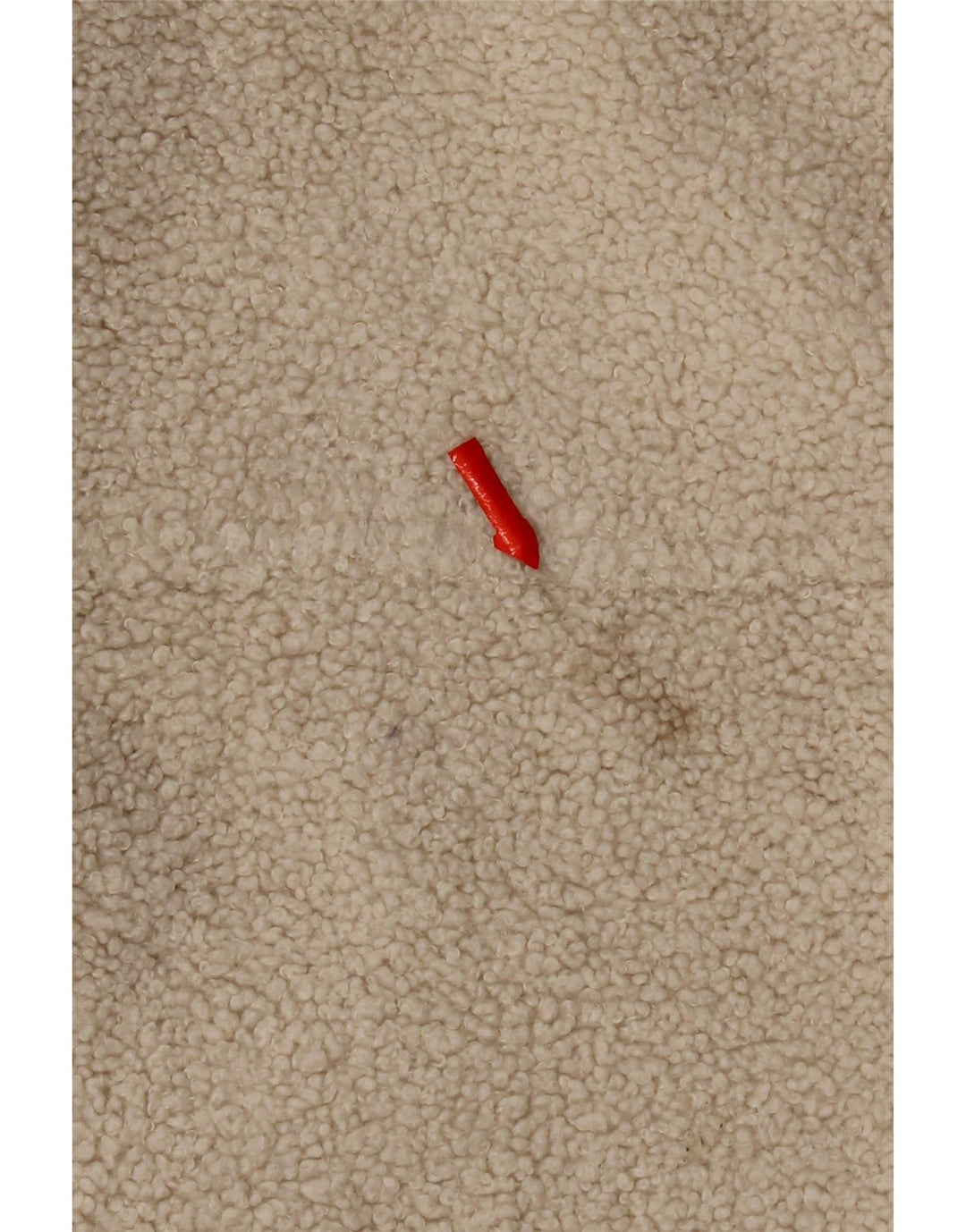 Zara Herre Bomber Fleecejakke UK 42 XL Beige Polyester