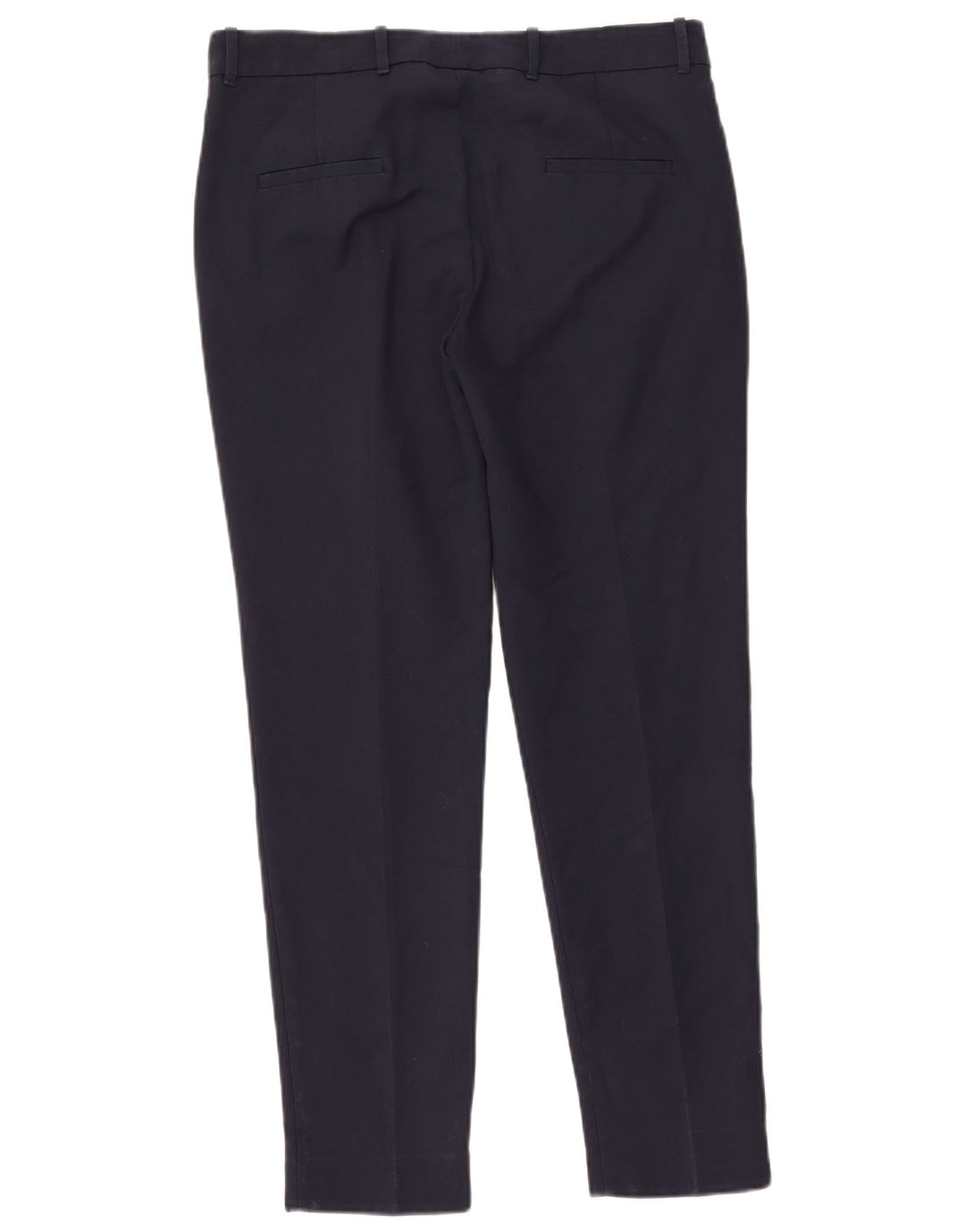 Zara Dame Slim Suit Bukser Large W33 L30 Navy Blue