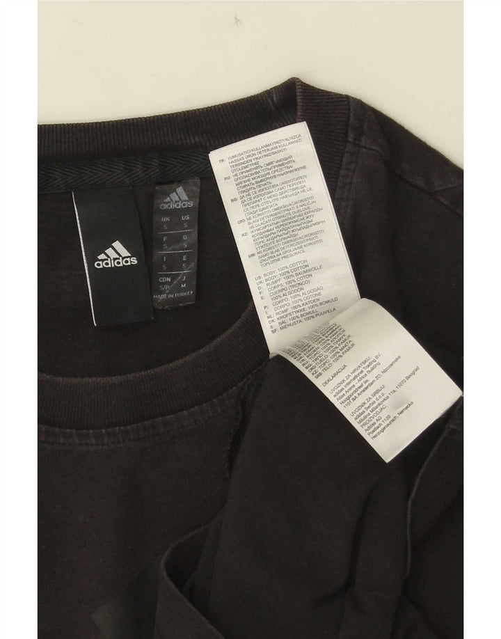 Adidas Herre grafisk T-shirt top lille sort bomuld