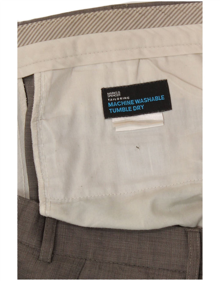 Marks & Spencer Straight Suit Bukser til mænd W40 L32 Grå