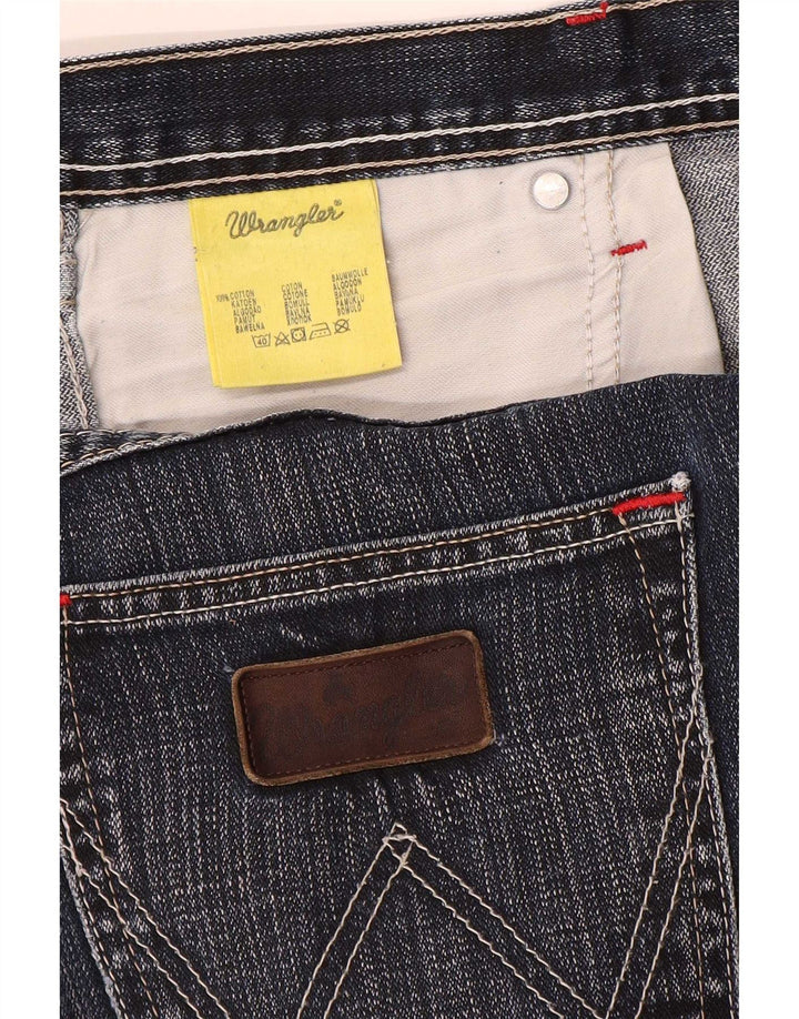 Wrangler Herre Roxboro Straight Jeans W36 L30 Blå Bomuld