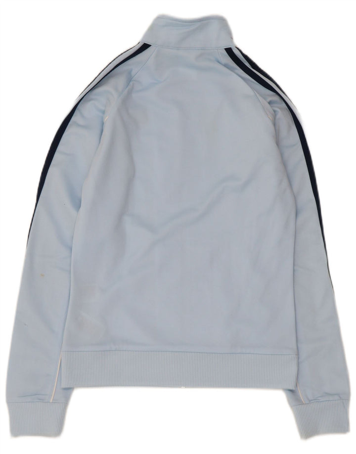 Adidas træningsdragt topjakke til kvinder UK 10 Small Blue Polyester