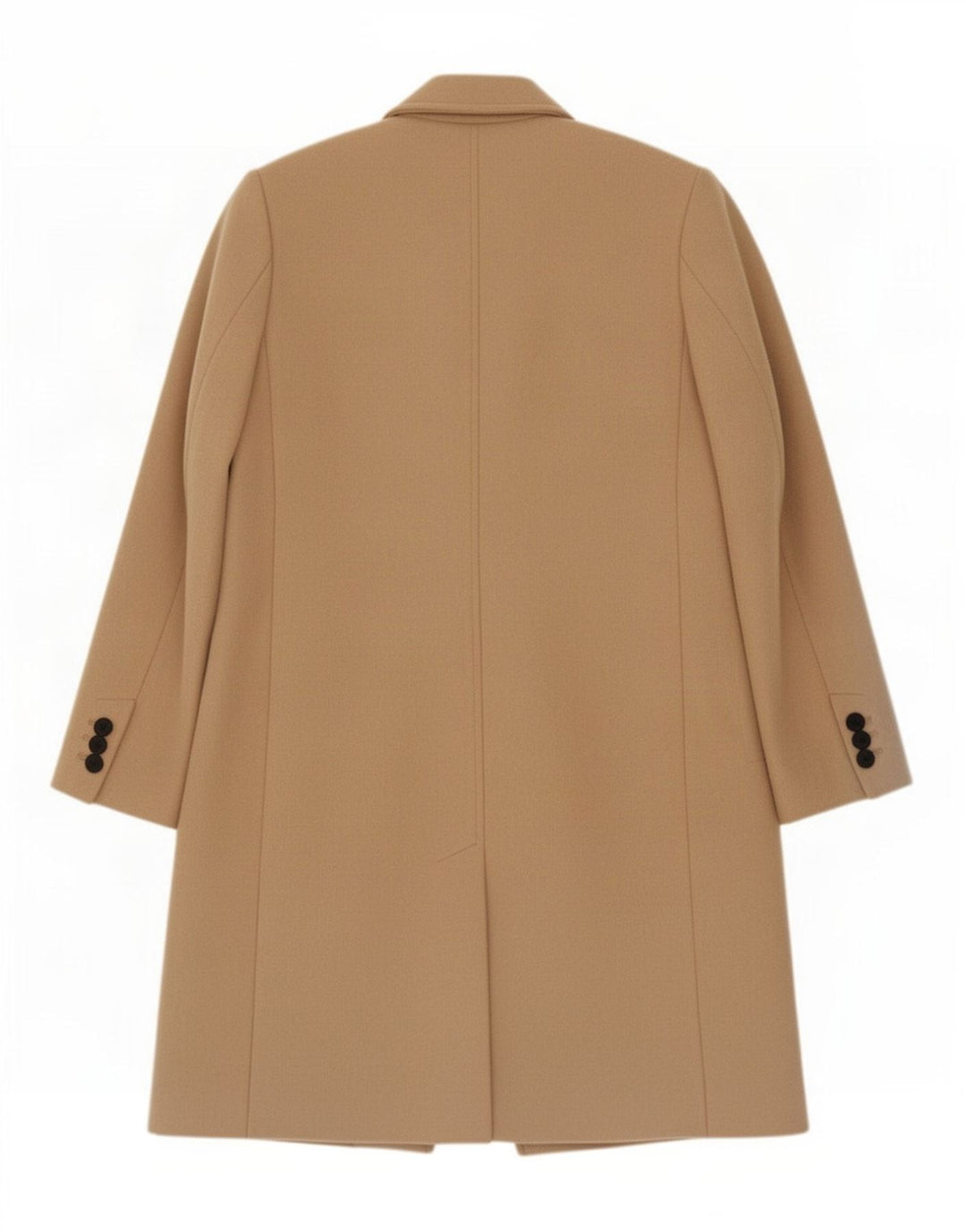 Zara Dame Overfrakke UK 6 XS Beige Polyester