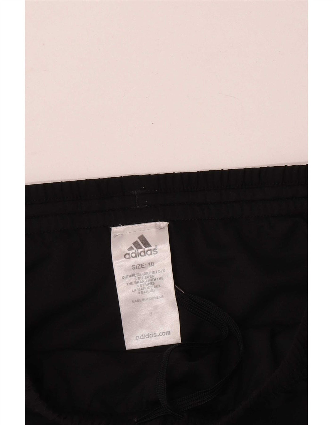Adidas sportsshorts til kvinder UK 10 Small Black Polyester