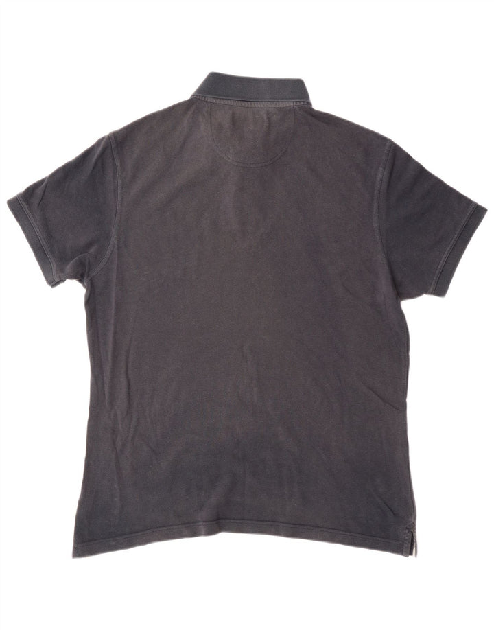 Barbour herre poloskjorte stor marineblå bomuld