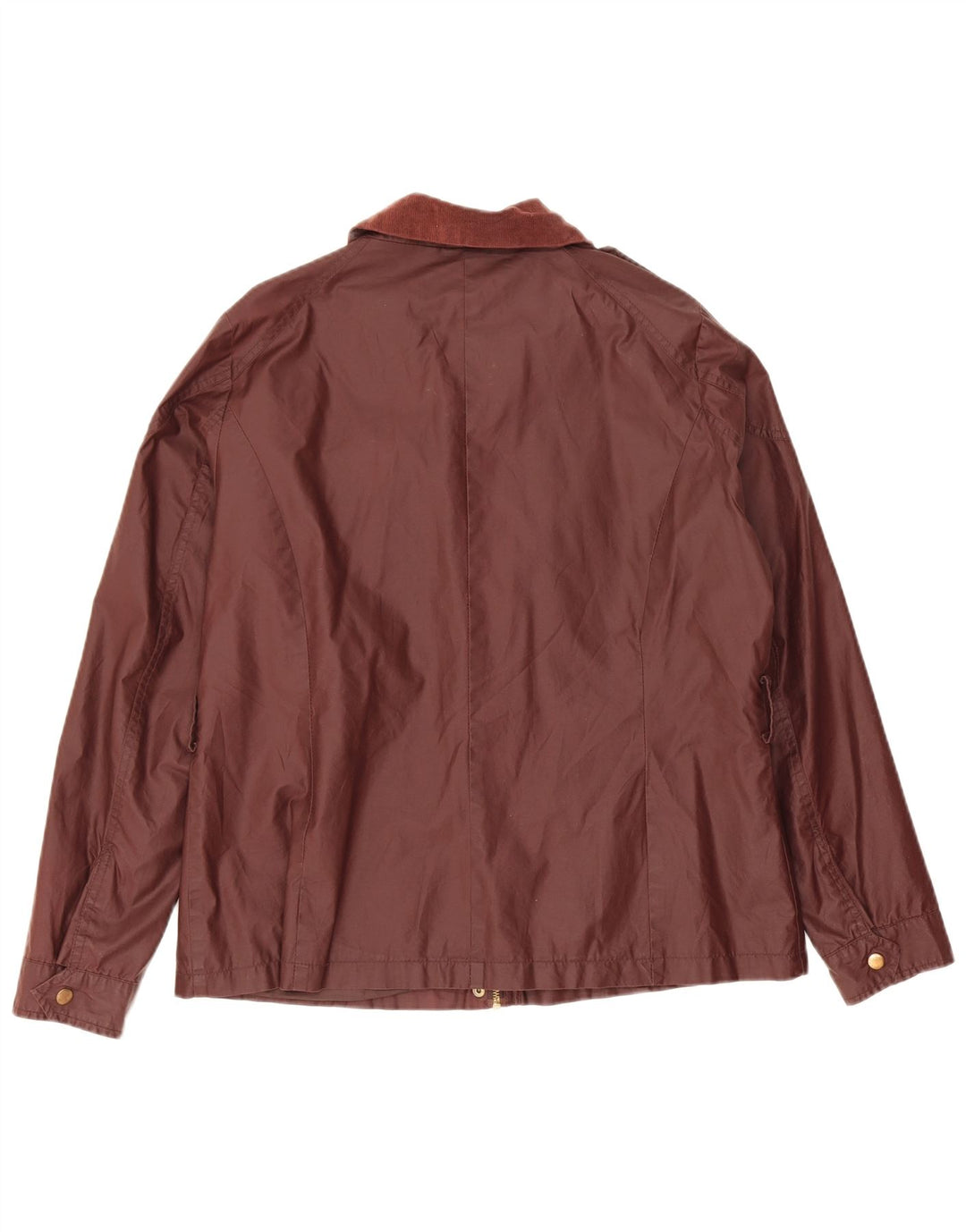Laura Ashley Womens Utility Jacket UK 16 Large Brown Bomuld