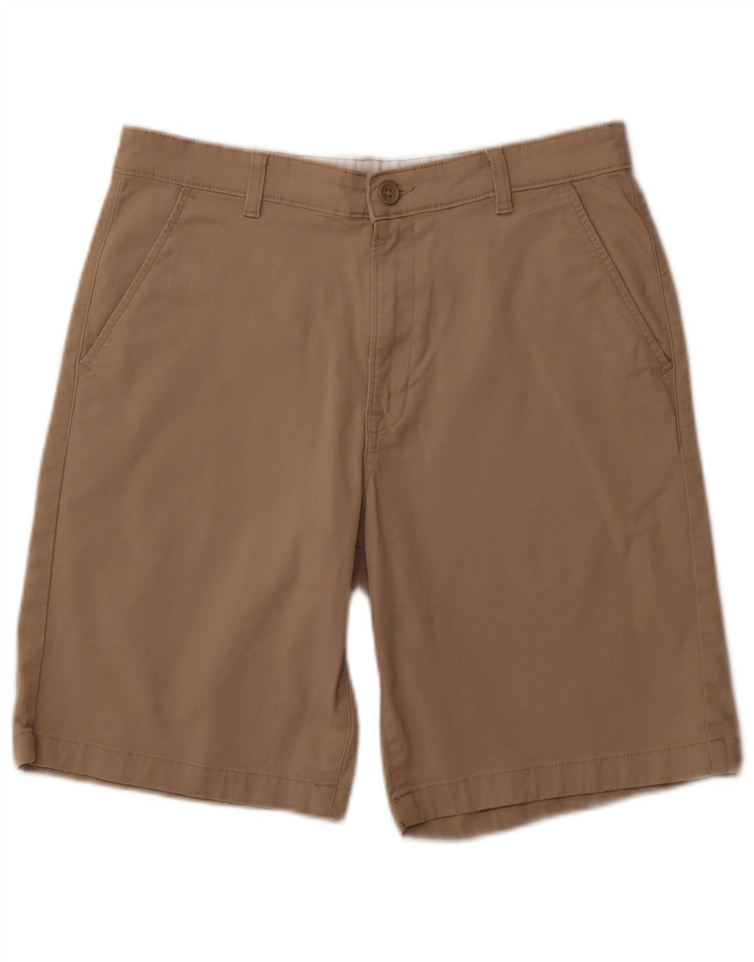 LEE Mens Relaxed Fit Chino Shorts W32 Large  Brown Cotton