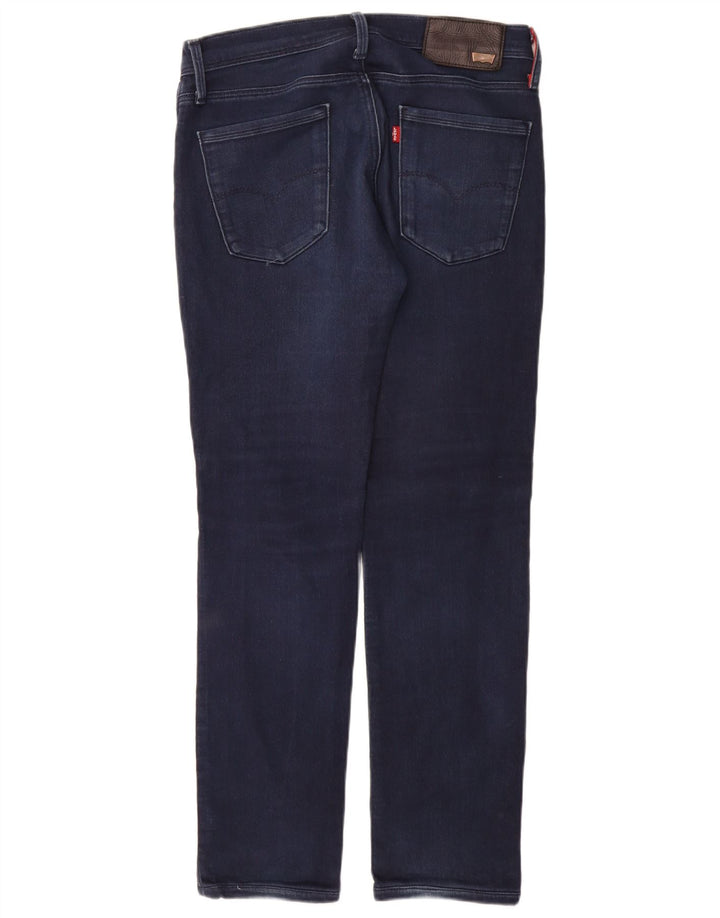 Levi's Slim Jeans til mænd W32 L31 Marineblå bomuld