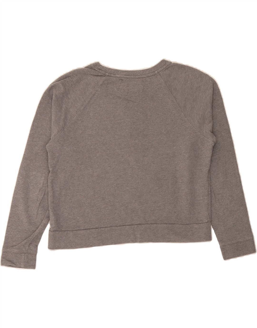 CALVIN KLEIN JEANS Womens Crop Sweatshirt Jumper UK 10 Small Grey Vintage Calvin Klein Jeans and Second-Hand Calvin Klein Jeans from Messina Hembry 