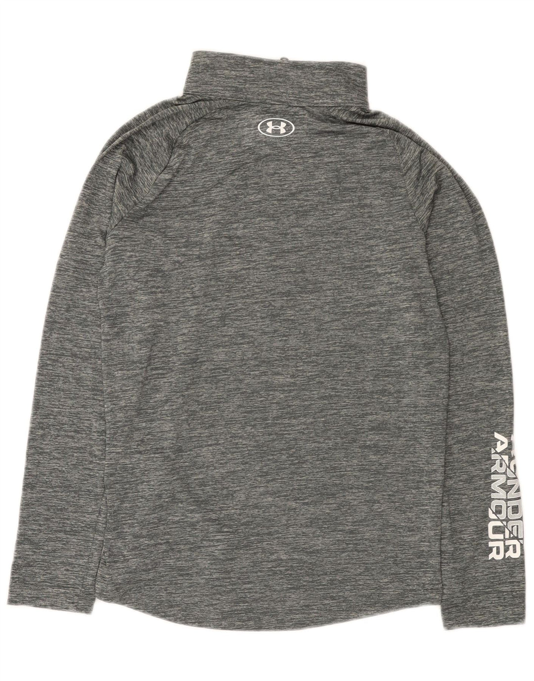 Under Armour Girls Grafisk Pullover Træningsdragt Top 11-12 År Stor Grå