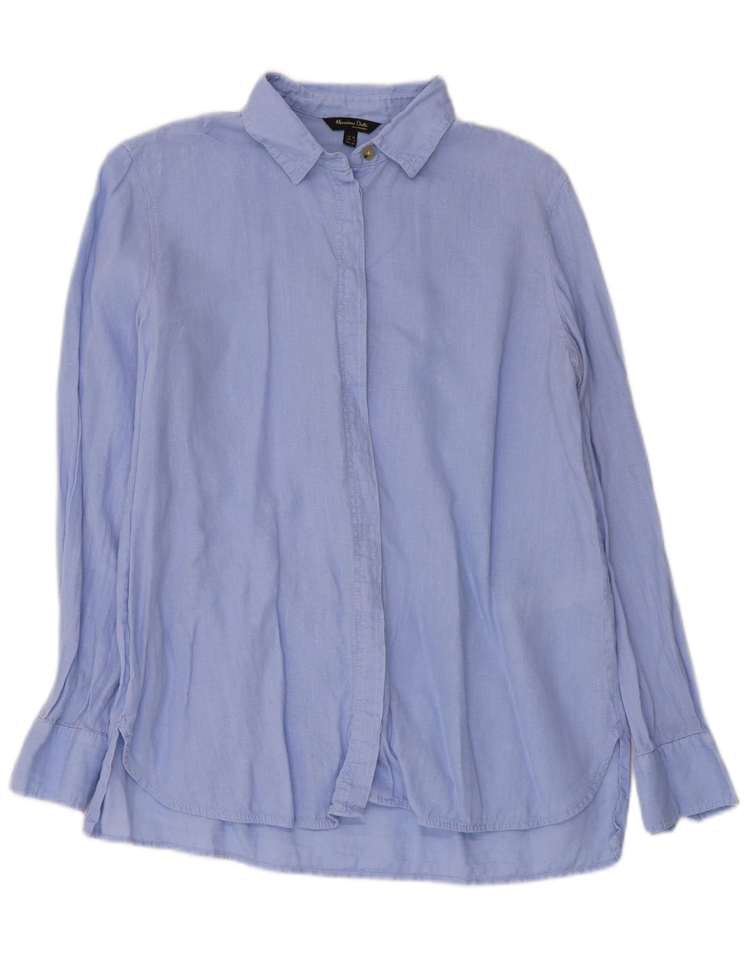 Massimo Dutti Dameskjorte EU 38 Lille Blå Linned