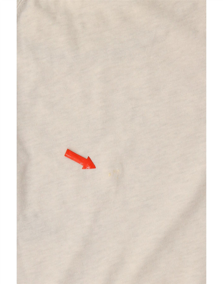 Kappa Herre T-Shirt Top 2XL Grå Flecked Bomuld