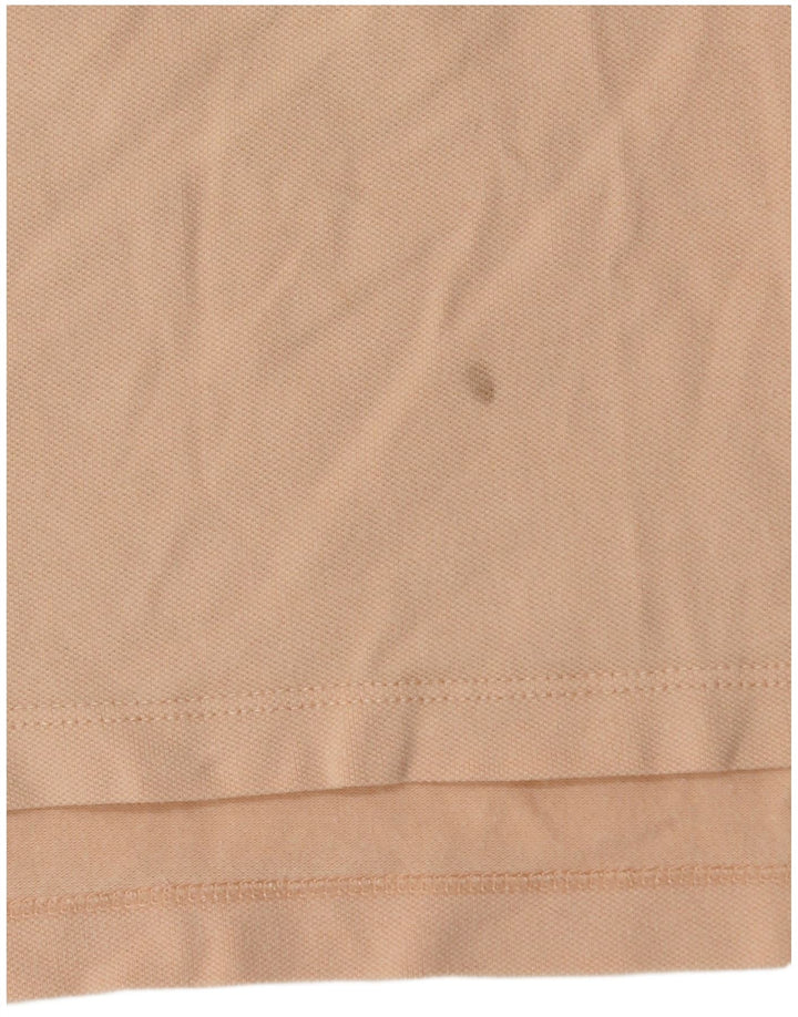 Tommy Hilfiger Dame Polo Shirt UK 12 Medium Orange