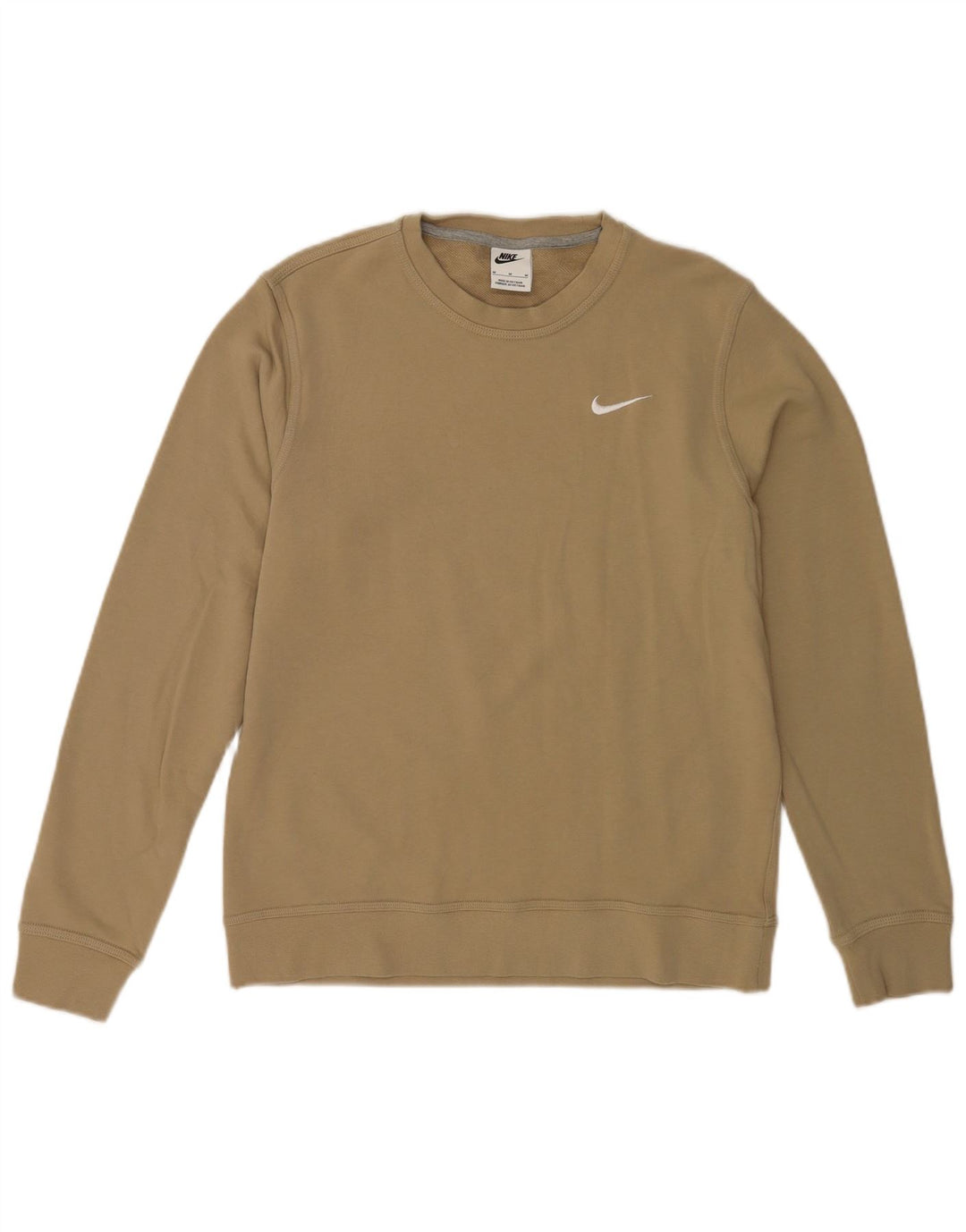 NIKE Mens Sweatshirt Jumper Medium Green Cotton