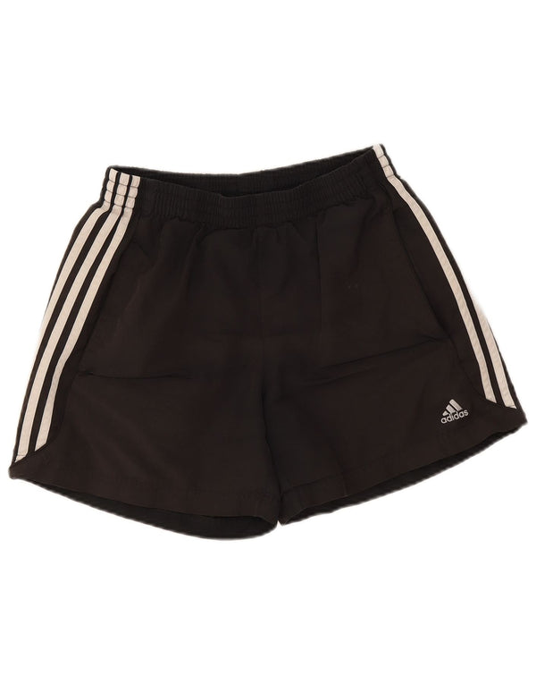 Adidas Womens Clima 365 Sports Shorts UK 8 Small Black Polyester
