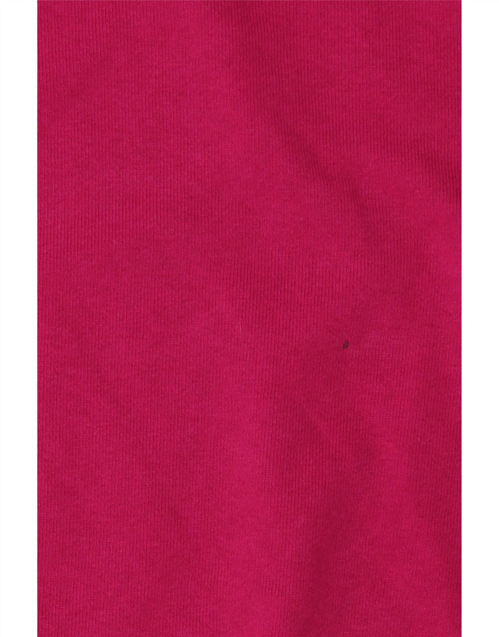 Nike Dame Grafisk Oversized Sweatshirt Jumper UK 14 Medium Pink Bomuld