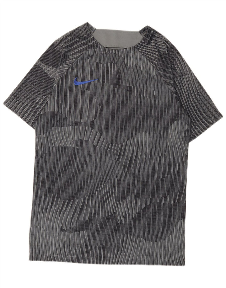 Nike Herre Dri Fit T-shirt Top Medium Grey Camouflage
