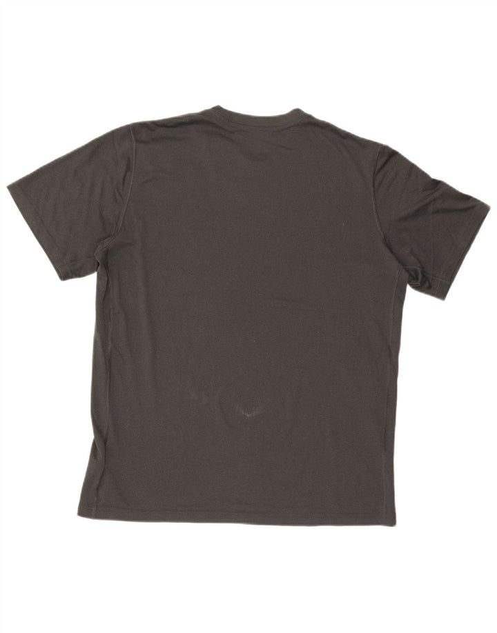 Nike Herre Dri Fit T-Shirt Top Stor Grå Polyester