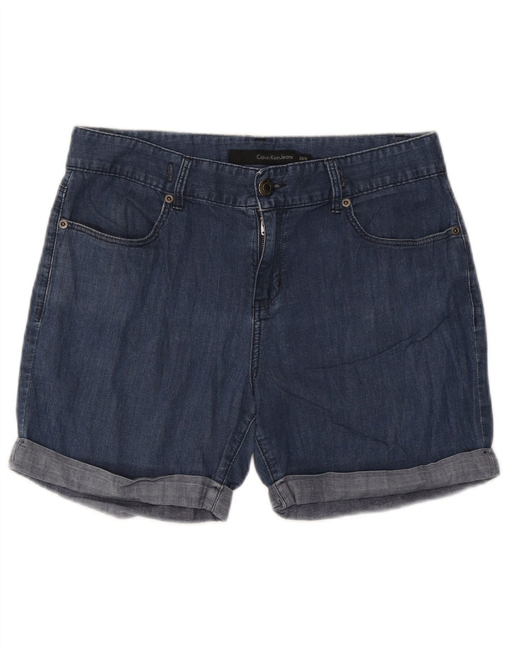 Calvin Klein Jeans Dame Denim Shorts US 8 Medium W29 Blå Bomuld