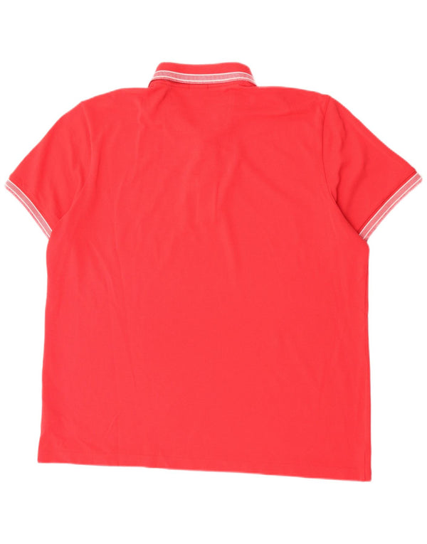 Hugo Boss Herre Regular Fit Polo Shirt 3XL rødstribet bomuld