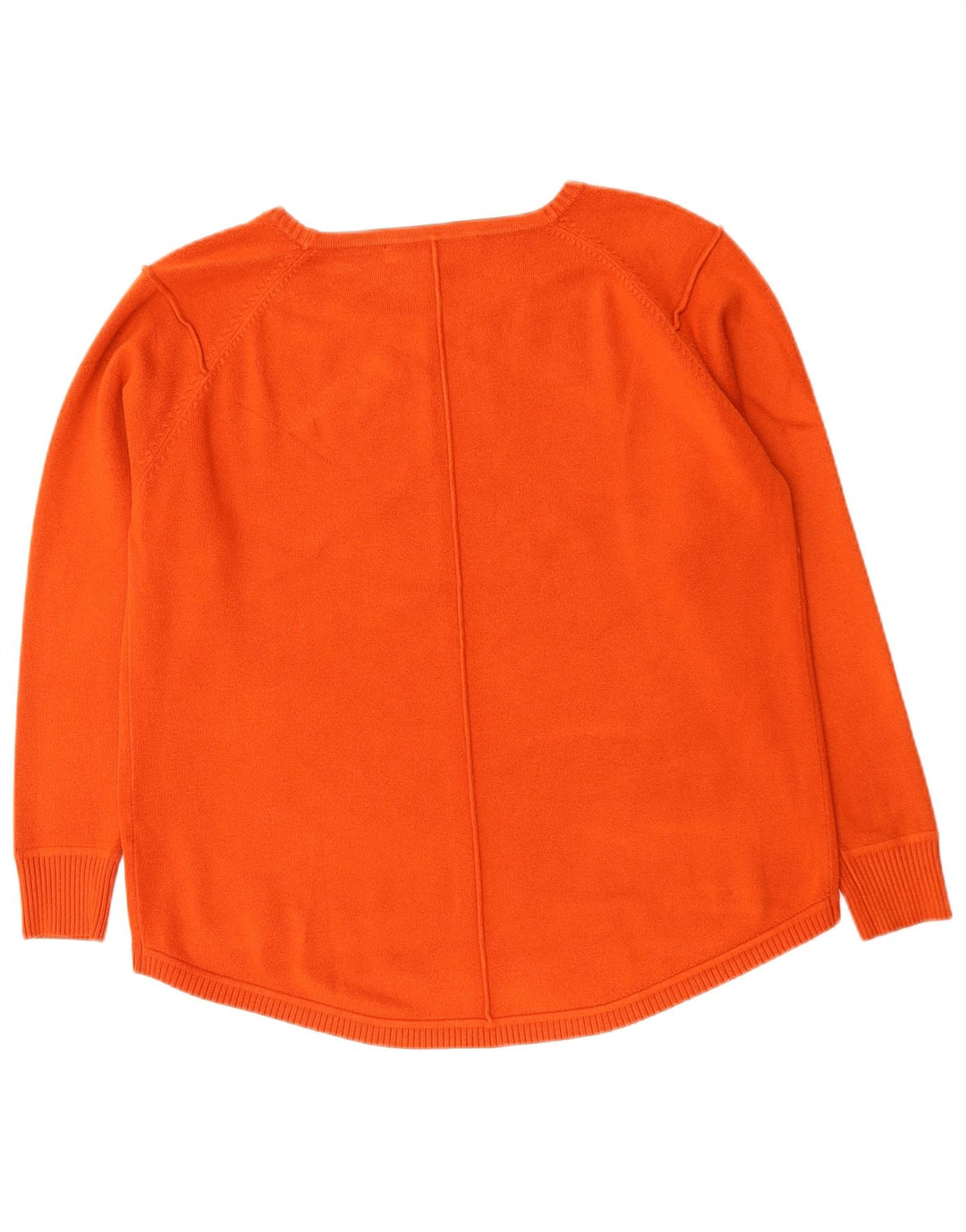 FRANSK FORBINDELSE Dame Boat Neck Jumper Sweater UK 18 XL Orange