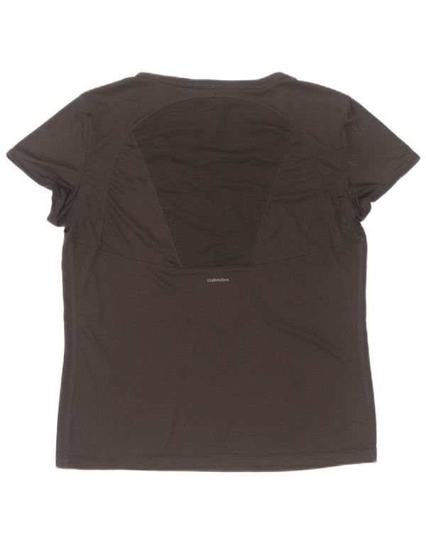 Adidas Dame Climacool T-Shirt Top UK 16 Stor Sort Polyester