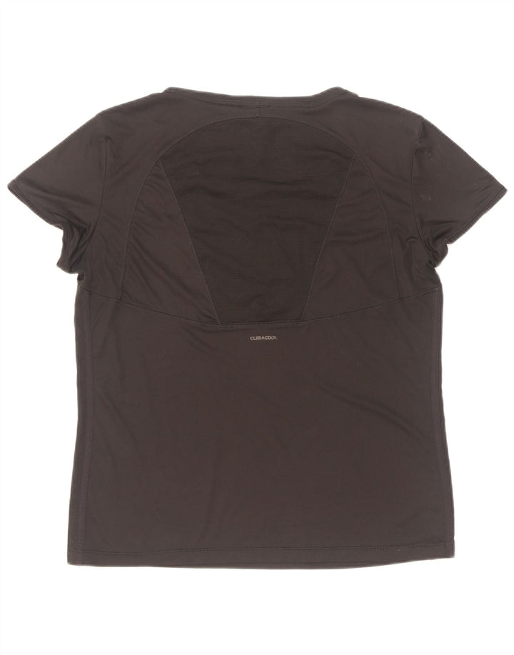 Adidas Dame Climacool T-Shirt Top UK 16 Stor Sort Polyester
