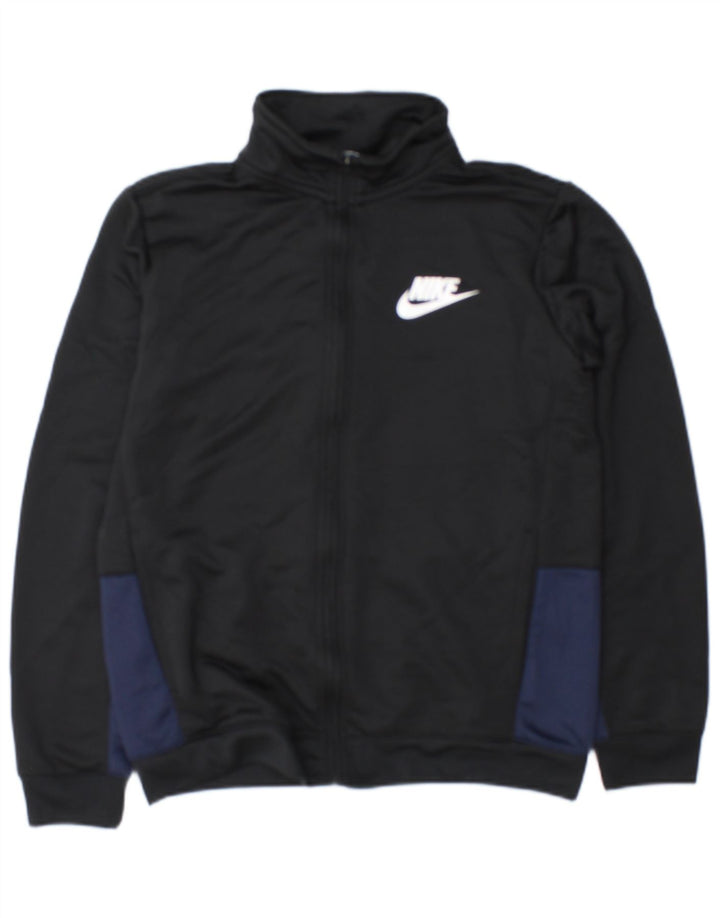 Nike træningsdragt topjakke til drenge 13-14 år XL Sort Colourblock Polyester