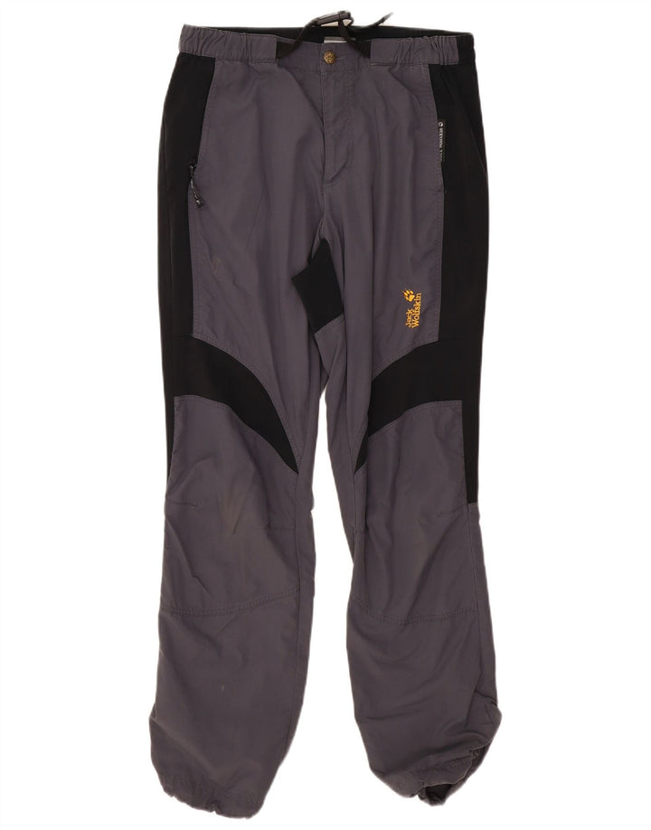 Jack Wolfskin Herre joggers Casual Bukser Medium W30 L30 Grå Colourblock