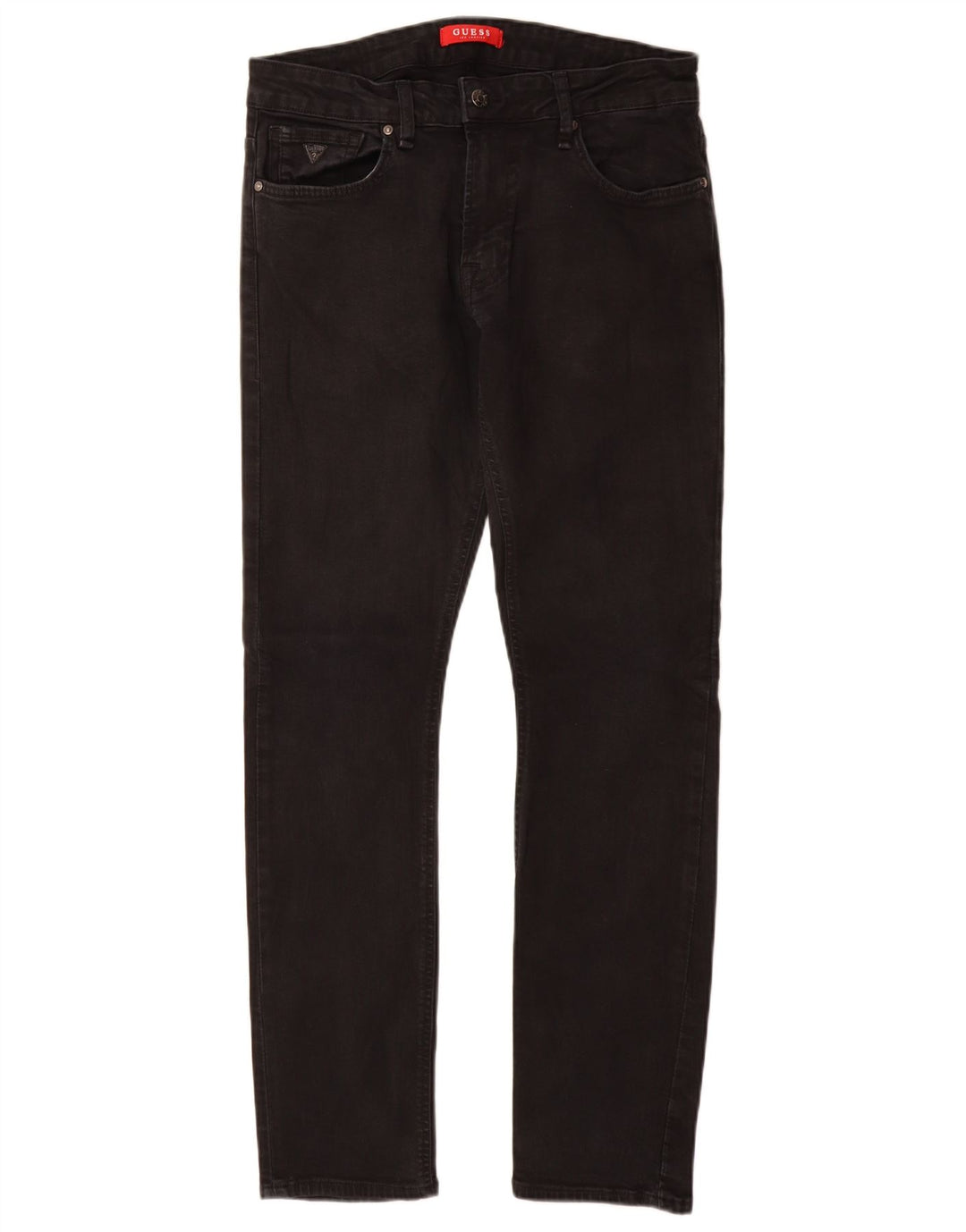 Guess Slim Jeans til mænd W31 L31 Sort bomuld