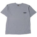 Asics Herre T-Shirt Top XL Blå Stribet Bomuld