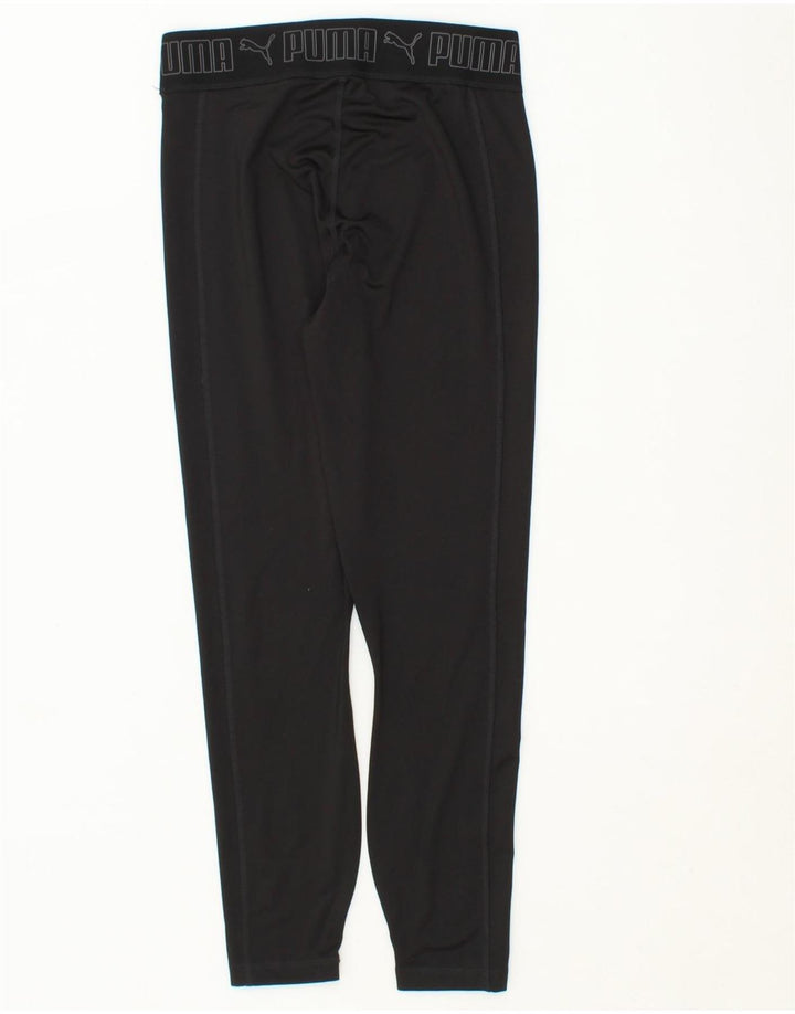 PUMA Womens Graphic Leggings UK 8 Small  Black Vintage Puma and Second-Hand Puma from Messina Hembry 