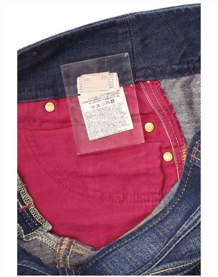 DIESEL Dame Bootcut Jeans W26 L29 Blå Bomuld