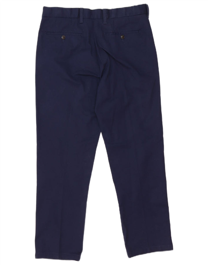 Marks & Spencer Herre Blue Harbor Regular Chino Bukser W34 L29 Navy Blue