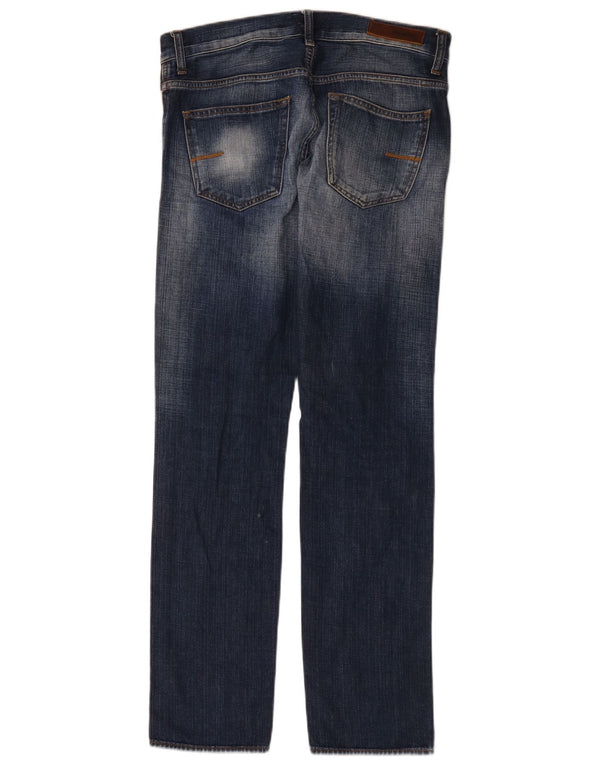 Meltin' Pot Herre kæreste Fit Straight Jeans W32 L31 Blå Bomuld