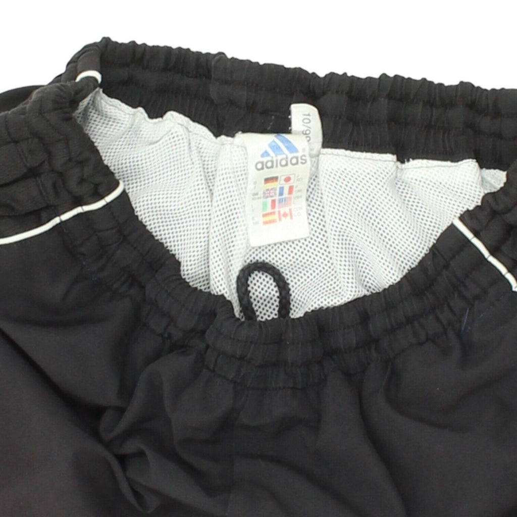 Adidas Mens Black Yellow Tracksuit Bottoms | Vintage 90s Sportswear Trousers Vintage Messina Hembry and Second-Hand Messina Hembry from Messina Hembry 