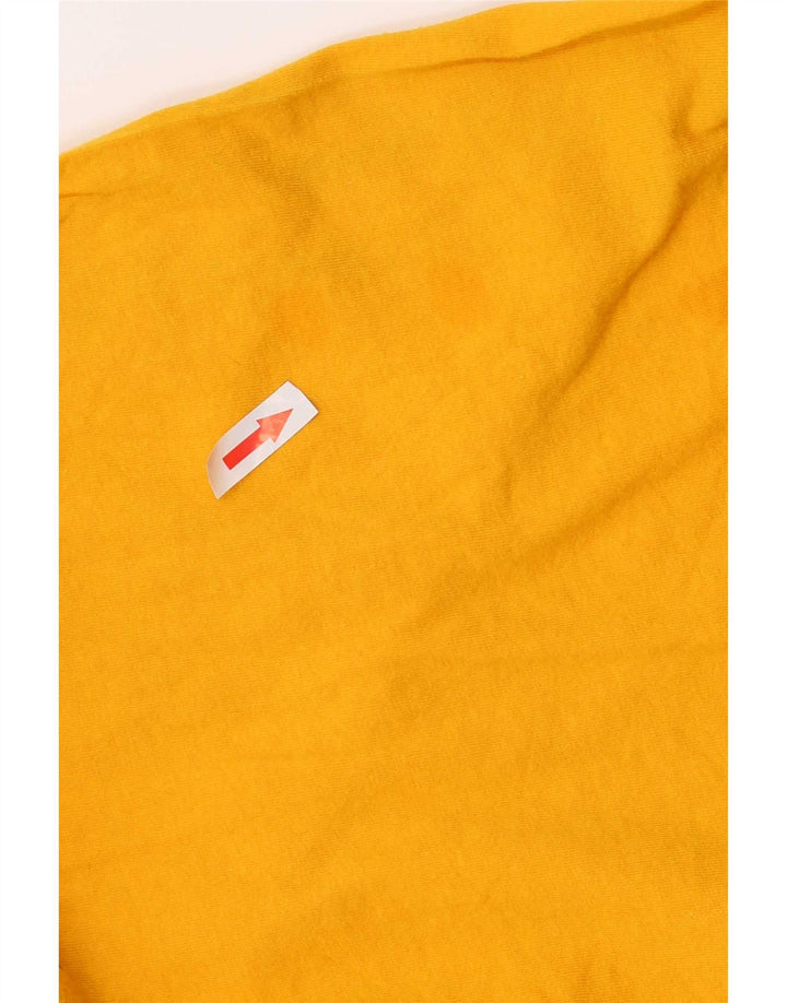 Adidas Herre Grafisk T-Shirt Top Stor Gul Bomuld