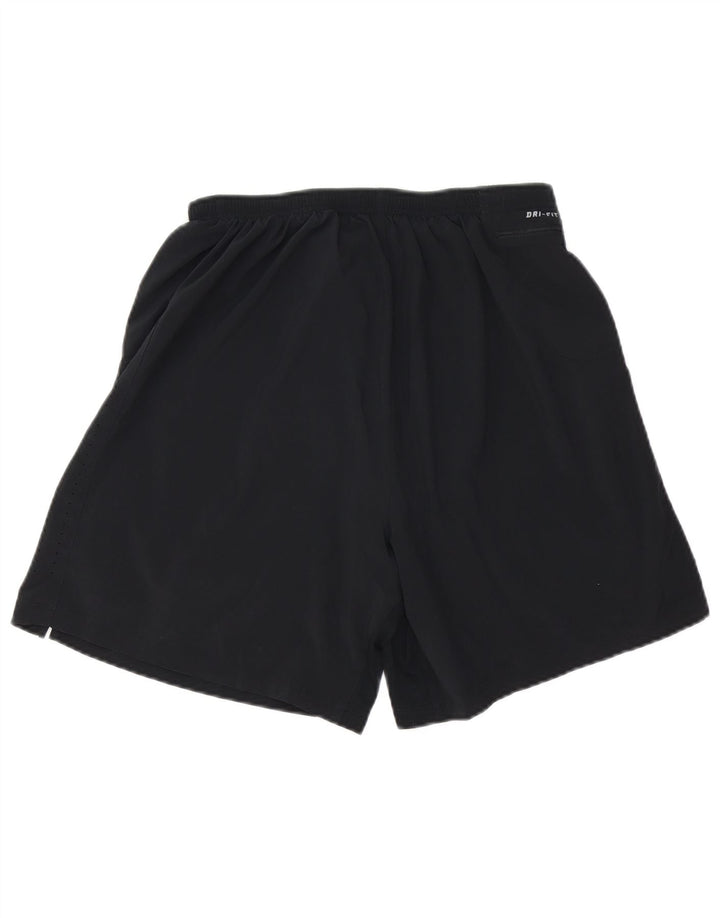 NIKE Dri Fit sportsshorts til mænd, store sorte polyester