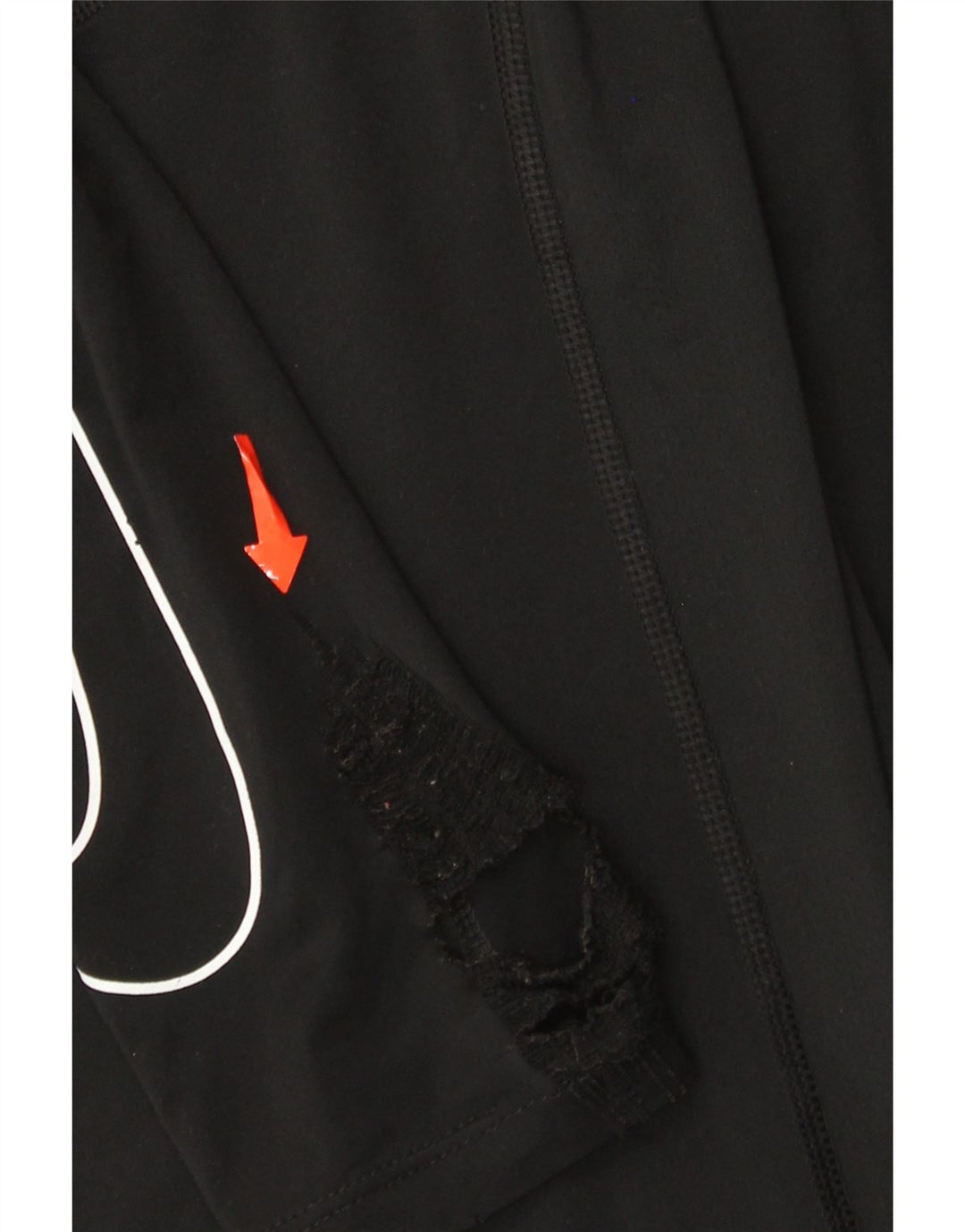 Nike Herre Dri Fit Grafisk Top Langærmet Medium Sort Polyester