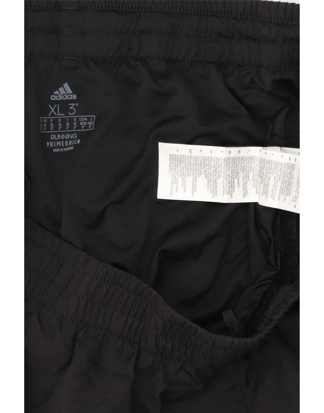 Adidas sportsshorts til kvinder UK 18 XL sort polyester
