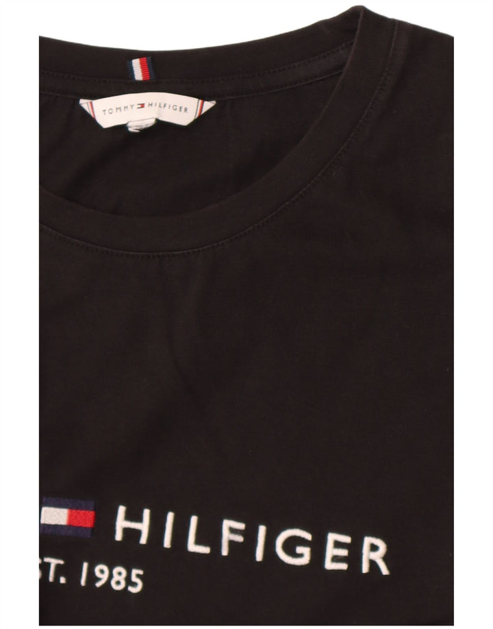 Tommy Hilfiger Herre Grafisk T-Shirt Top XL Sort