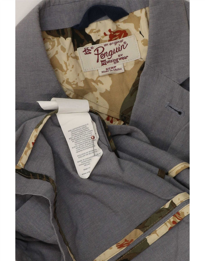 Penguin Herre 2 Button Blazer Jacket UK 36 Small Blue Cotton
