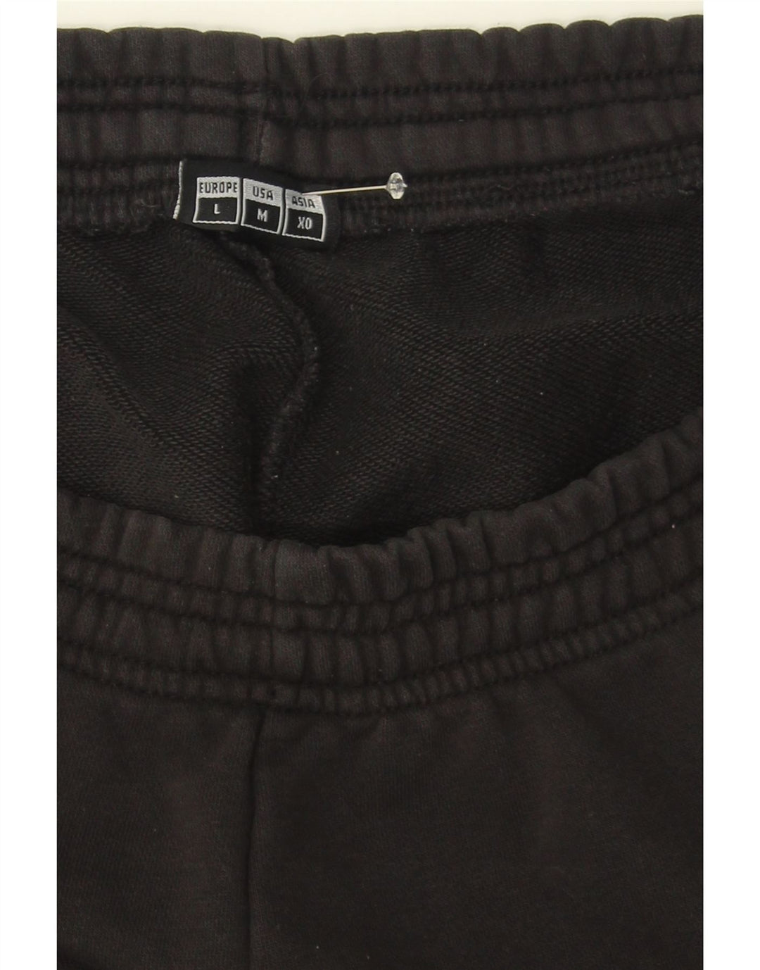 HUMMEL Mens Tracksuit Trousers Large  Black Cotton Vintage Hummel and Second-Hand Hummel from Messina Hembry 