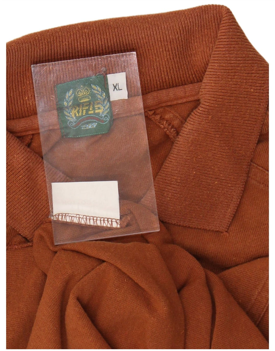 RIFLE Herre poloshirt XL brun bomuld