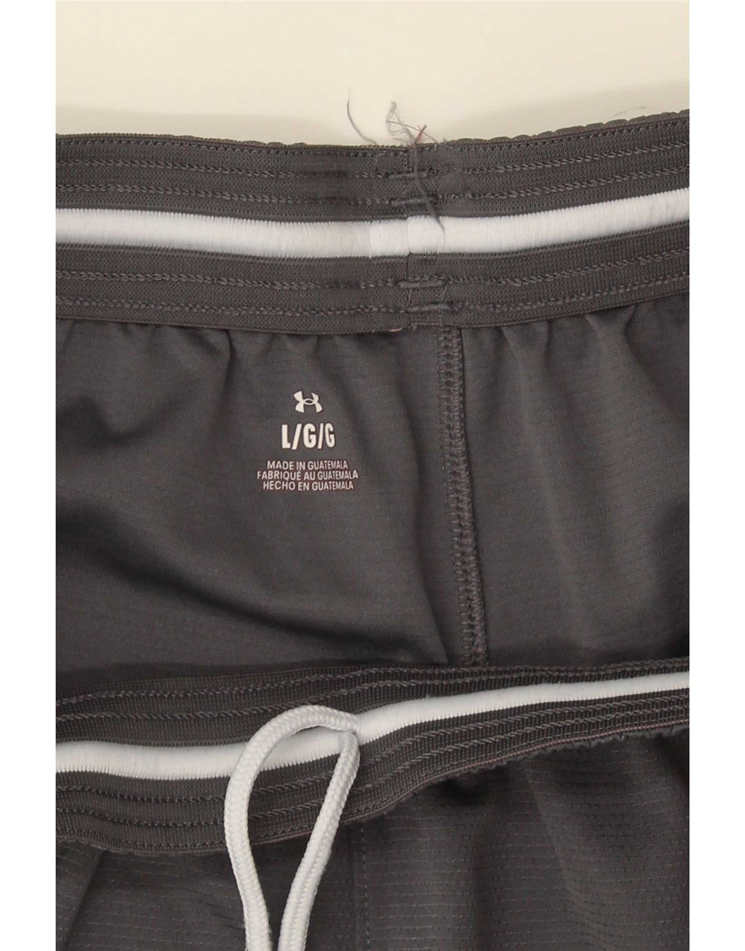 Under Armour Herre Sportshorts Store Gråstribede